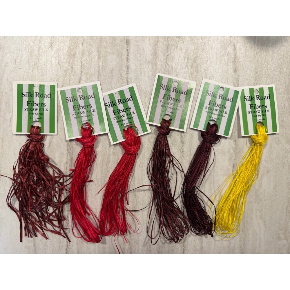 THREADS FOR STITCHING- Straw Silk Lot